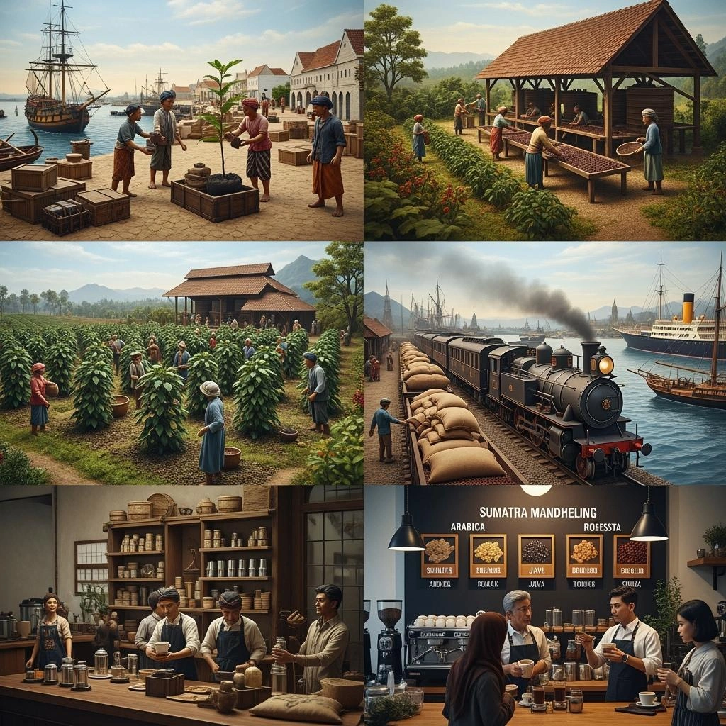 Sejarah Kopi di Indonesia