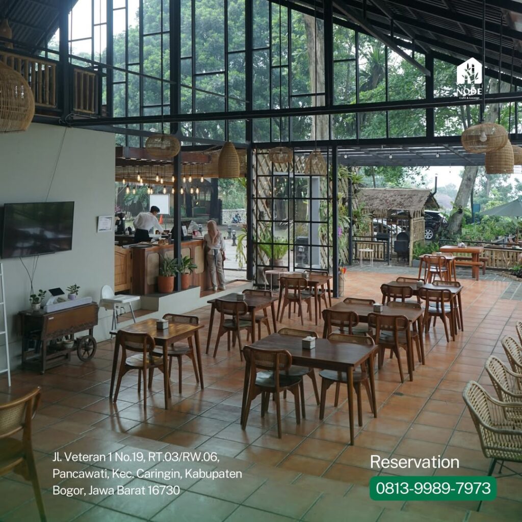 Node Cafe & Lounge Tempat Ngopi di Bogor