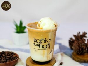 Kopi dari hati & toast palembang